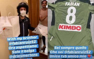 Ruiz, pizza a domicilio: in regalo la sua maglia