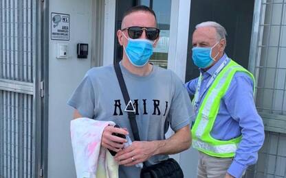 Ribery è a Firenze: ora test sierologico e tampone