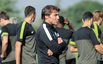 Juventus trainer Antonio Conte during the team training in Vinovo, Torino, 01 October 2012.
ANSA/ALESSANDRO DI MARCO