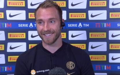 Eriksen in italiano: "Scudetto all'Inter? Si può"