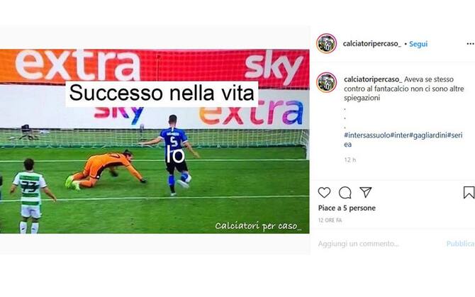 Gagliardini I Migliori Meme Sul Gol Sbagliato In Inter Sassuolo Sky Sport