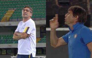 Conte-Juric, battibecco nel primo tempo. VIDEO