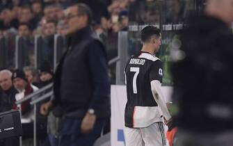 Juventus vs Milan - Serie A TIM 2019/2020 Foto LaPresse - Fabio Ferrari
10 Novembre 2019 Torino, Italia
Sport
Calcio
ESCLUSIVA TORINO FC
Juventus Fc vs AC Milan - Campionato di calcio Serie A TIM 2019/2020 - Allianz Stadium.
Nella foto:Cristiano Ronaldo (Juventus F.C.);sostituito
Photo LaPresse - Fabio Ferrari
November 10, 2019 Turin, Italy
sport
soccer
EXCLUSIVE TORINO FC
Juventus Fc vs Ac Milan - Italian Football Championship League A TIM 2019/2020 - Allianz Stadium.
In the pic:Cristiano Ronaldo (Juventus F.C.);