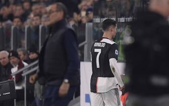 Foto LaPresse - Fabio Ferrari
10 Novembre 2019 Torino, Italia 
Sport
Calcio
ESCLUSIVA TORINO FC
Juventus Fc vs AC Milan - Campionato di calcio Serie A TIM 2019/2020 - Allianz Stadium.
Nella foto:Cristiano Ronaldo (Juventus F.C.);sostituito

Photo LaPresse - Fabio Ferrari
November 10, 2019 Turin, Italy
sport
soccer
EXCLUSIVE TORINO FC
Juventus Fc vs Ac Milan - Italian Football Championship League A TIM 2019/2020 - Allianz Stadium.
In the pic:Cristiano Ronaldo (Juventus F.C.);