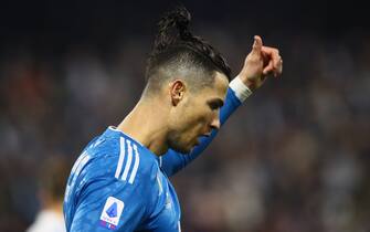 Spal vs Juventus - Serie A TIM 2019/2020 Foto LaPresse/Filippo Rubin
22/02/2020 Ferrara (Italia)
Sport Calcio
Spal - Juventus - Campionato di calcio Serie A 2019/2020 - Stadio "Paolo Mazza"
Nella foto: CRISTIANO RONALDO (JUVENTUS)
Photo LaPresse/Filippo Rubin
February 22th, 2020 Ferrara (Italy)
Sport Soccer
Spal vs Juventus - Italian Football Championship League A 2019/2020 - "Paolo Mazza" Stadium
In the pic: CRISTIANO RONALDO (JUVENTUS)