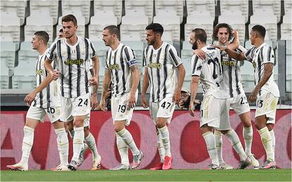 Juve, la 'prima' della nuova maglia. FOTO