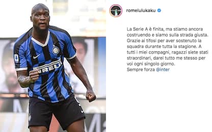 Lukaku: "Grazie Inter, siamo sulla strada giusta"