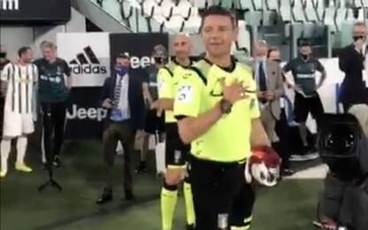 Arbitro Rocchi, il discorso dopo l'ultima partita