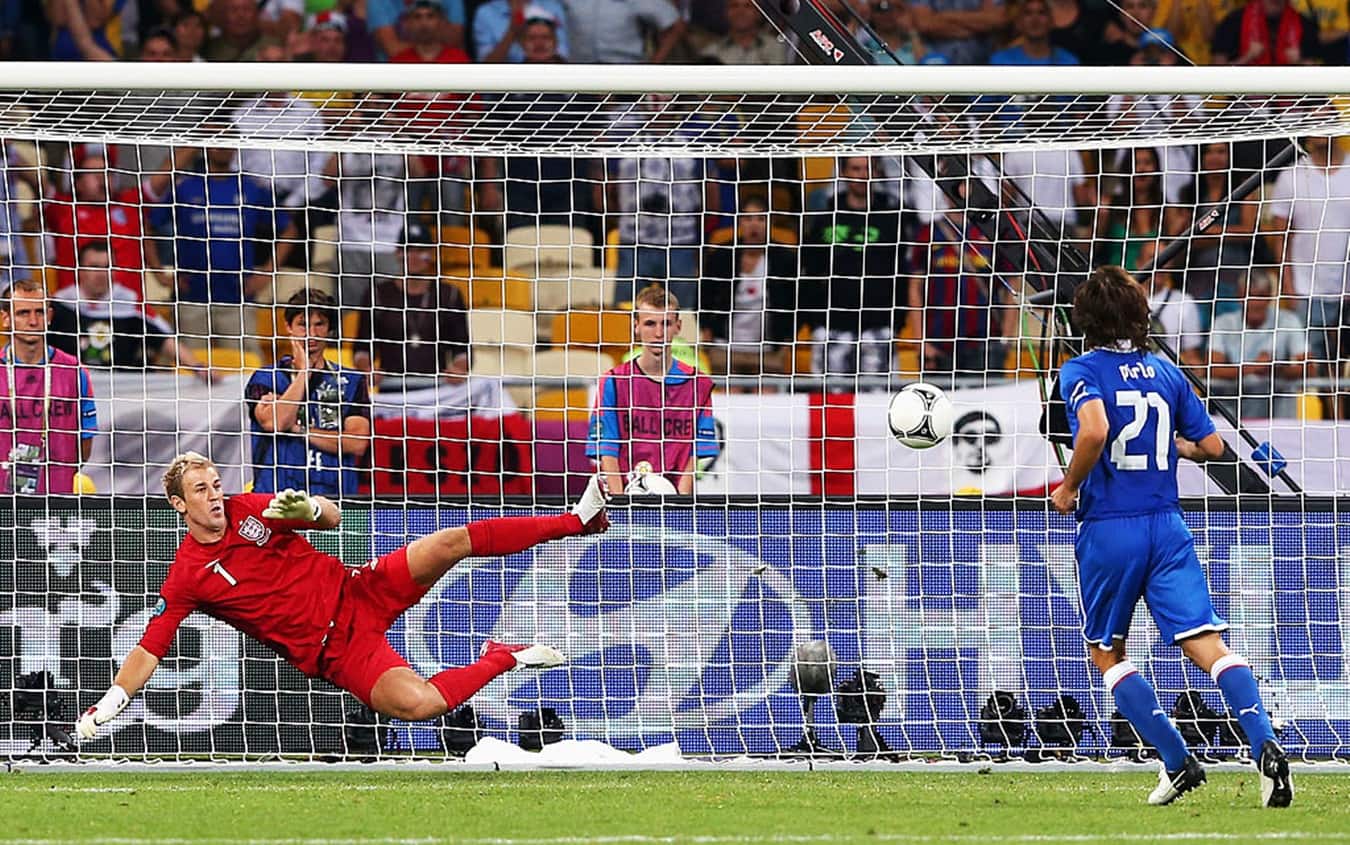 Il rigore a "cucchiaio" di Pirlo contro l'Inghilterra a Euro 2012 