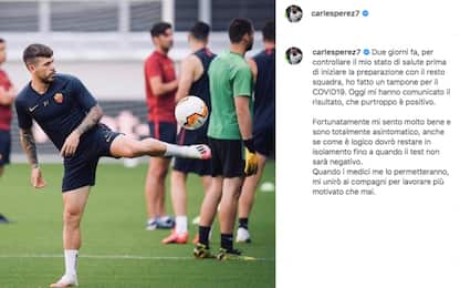 Carles Perez positivo: "Ma per fortuna sto bene"