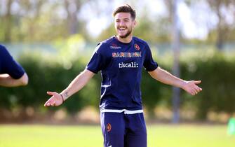 Allenamento del Cagliari al centro Asseminello ad Assemini Foto LaPresse - Enrico Locci 07 05 2015 Cagliari ( Italia )Sport CalcioAllenamento del Cagliari Calcio presso il centro Asseminello ad Assemini (Cagliari )Nella foto: Luca Ceppitelli
Photo LaPresse - Enrico Locci 07 05 2015 Cagliari (Italy)Sport SoccerTraining Cagliari Calcio at the center Asseminello Assemini (Cagliari)Pictured: Luca Ceppitelli