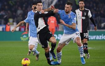 Lazio vs Juventus - Serie A TIM 2019/2020 Foto Alfredo Falcone - LaPresse
07/12/2019 Roma ( Italia)
Sport Calcio
Lazio - Juventus
Campionato di Calcio Serie A Tim 2019 2020 - Stadio Olimpico di Roma
Nella foto:ronaldo e acerbi
Photo Alfredo Falcone - LaPresse
07/12/2019 Roma (Italy)
Sport Soccer
Lazio - Juventus
Italian Football Championship League A Tim 2019 2020 - Olimpico Stadium of Roma
In the pic:ronaldo and acerbi