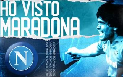 "Ho visto Maradona": gli auguri del Napoli. VIDEO