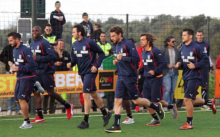 La Nazionale si allena a Rizziconi nel novembre 2011