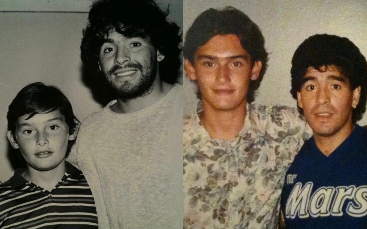 Gianluca Di Marzio e Maradona