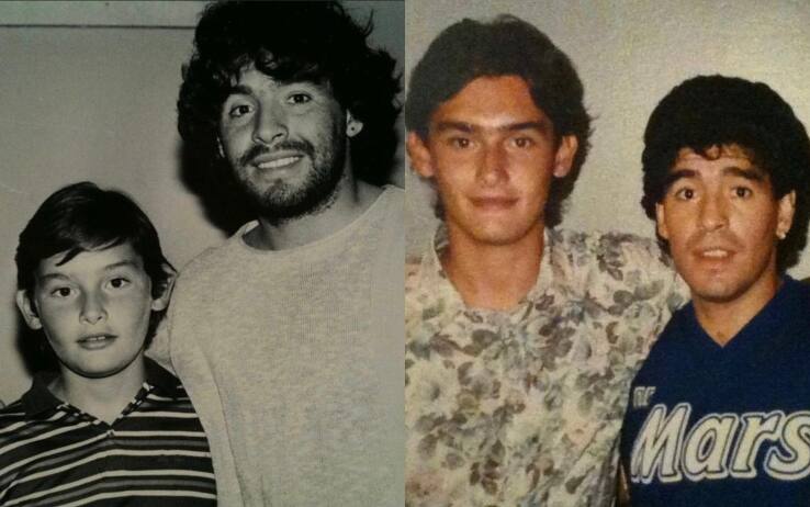 Gianluca Di Marzio e Maradona 