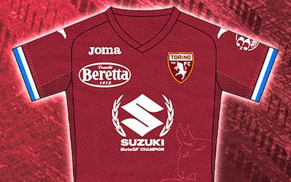 Torino, maglia speciale per celebrare la Suzuki