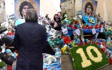 Un 10 di rose per Diego: l'omaggio di Bruno Conti