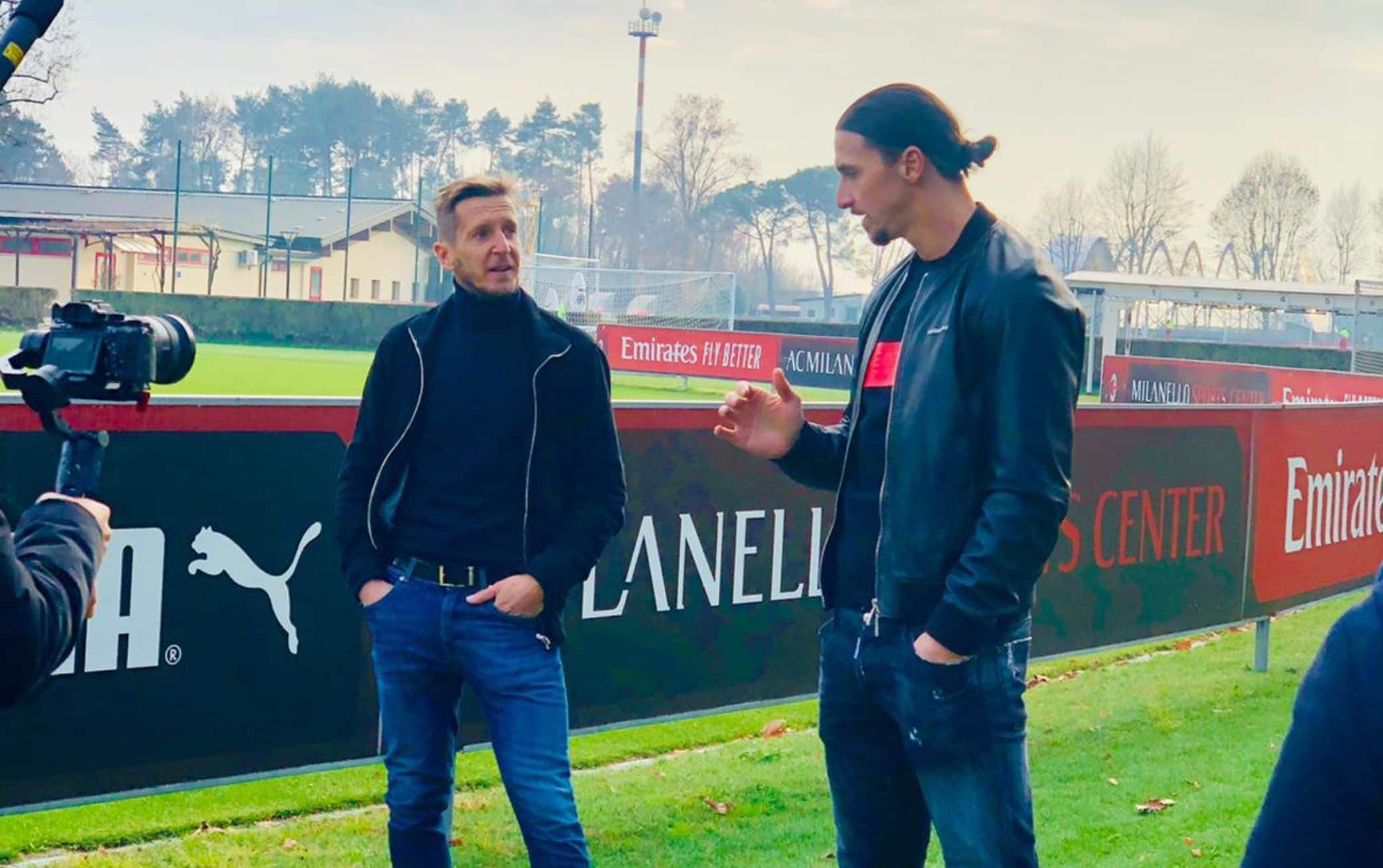 Ibrahimovic, conversazione con Ambrosini