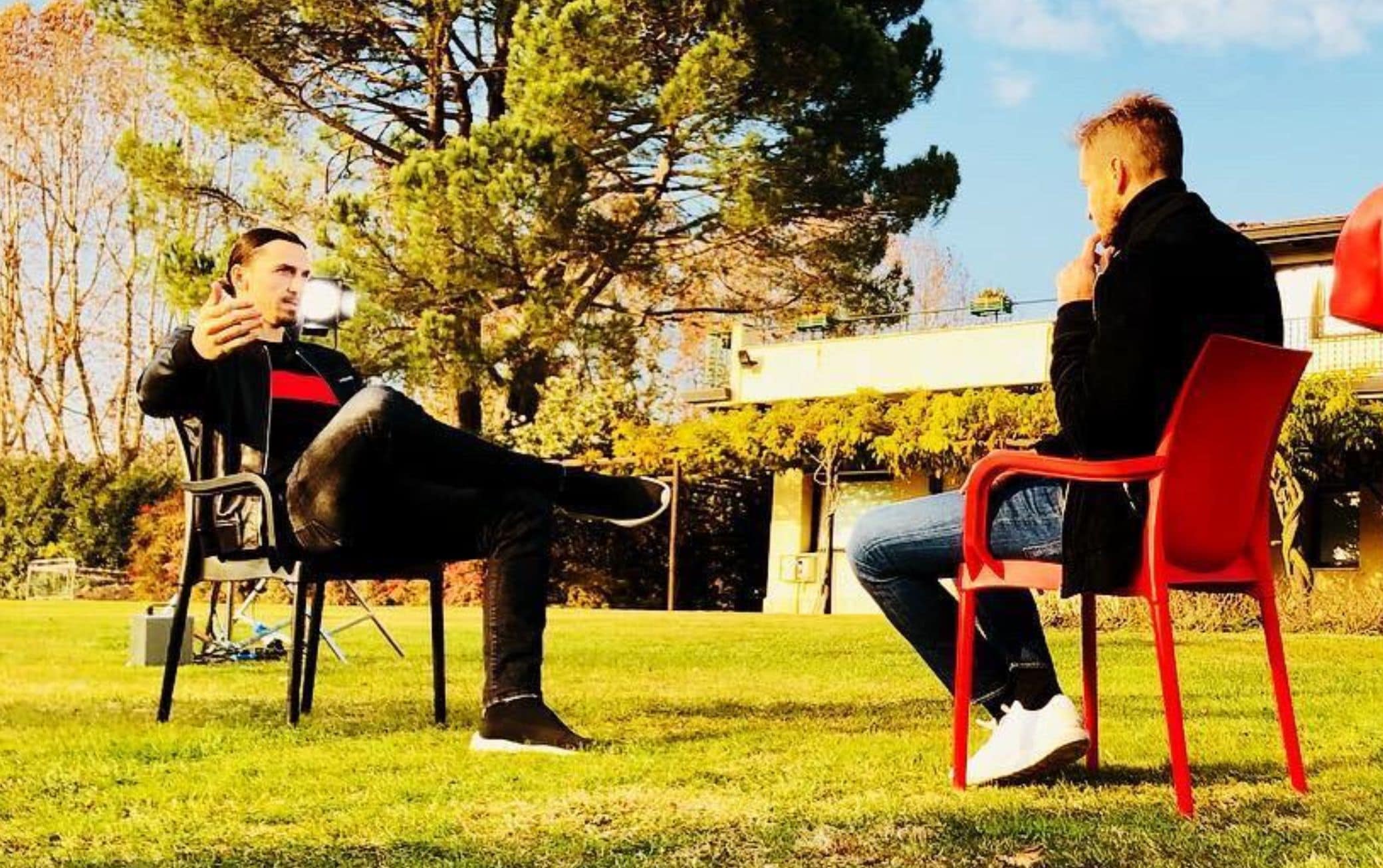 Ibrahimovic, conversazione con Ambrosini