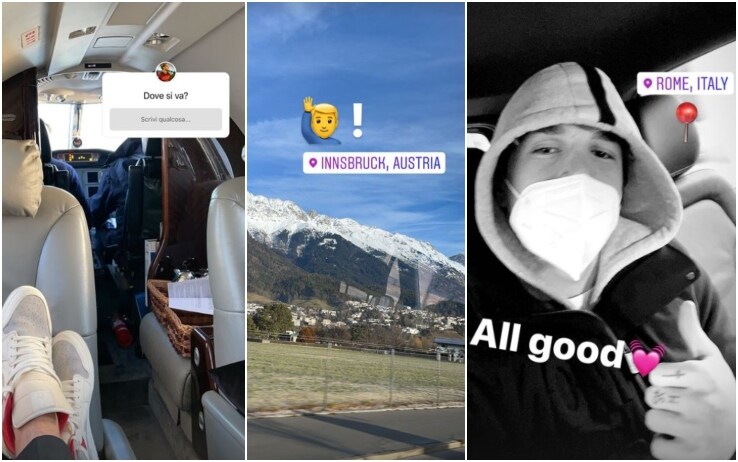Nicolò Zaniolo racconta su Instagram la sua trasferta a Innsbruck