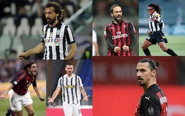 Da Pirlo a Ibrahimovic: i doppi ex di Milan e Juve