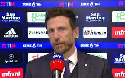 Di Francesco: "Nostro rigore? Ibra più furbo"