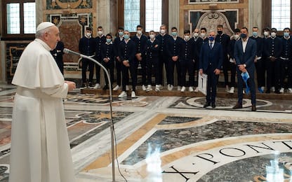 Lo Spezia incontra il Papa: "Bravi per ieri sera"