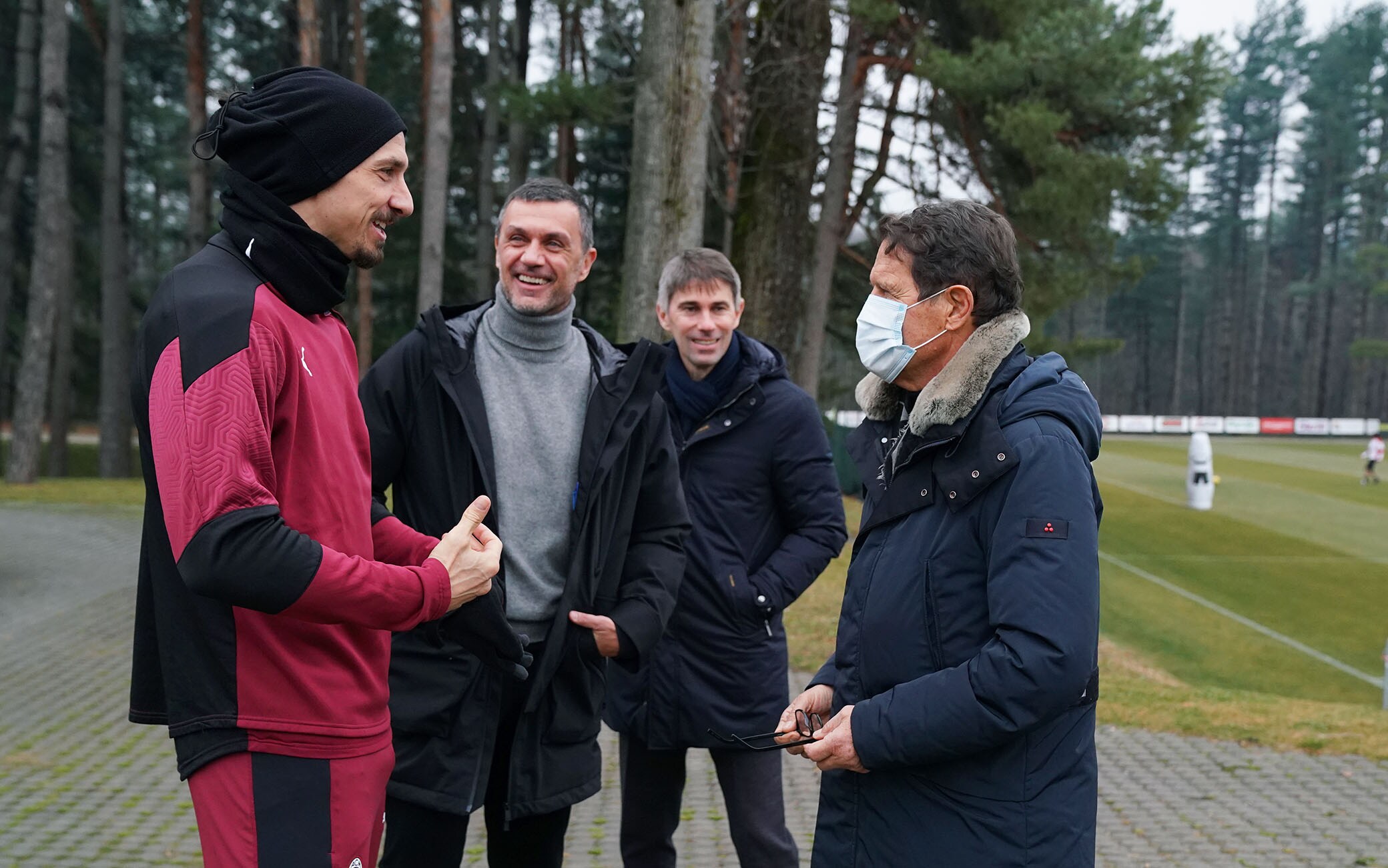 AC Milan, sessione di allenamento a Milanello