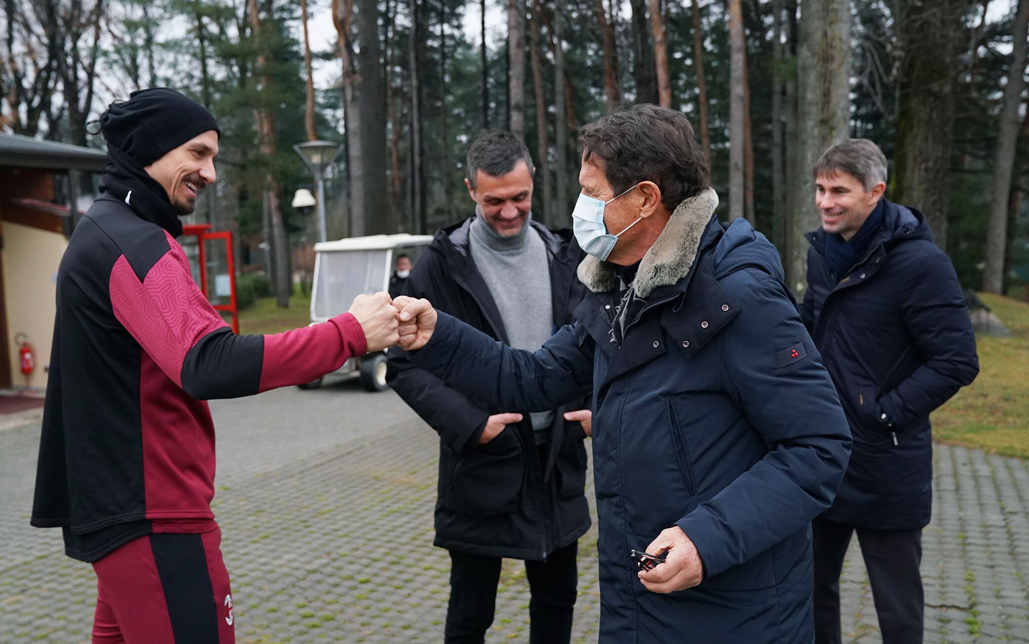 AC Milan, sessione di allenamento a Milanello
