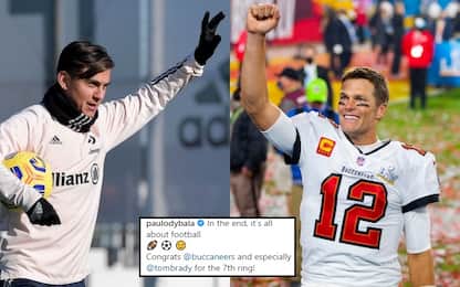 Dybala chiama, Brady risponde: siparietto social