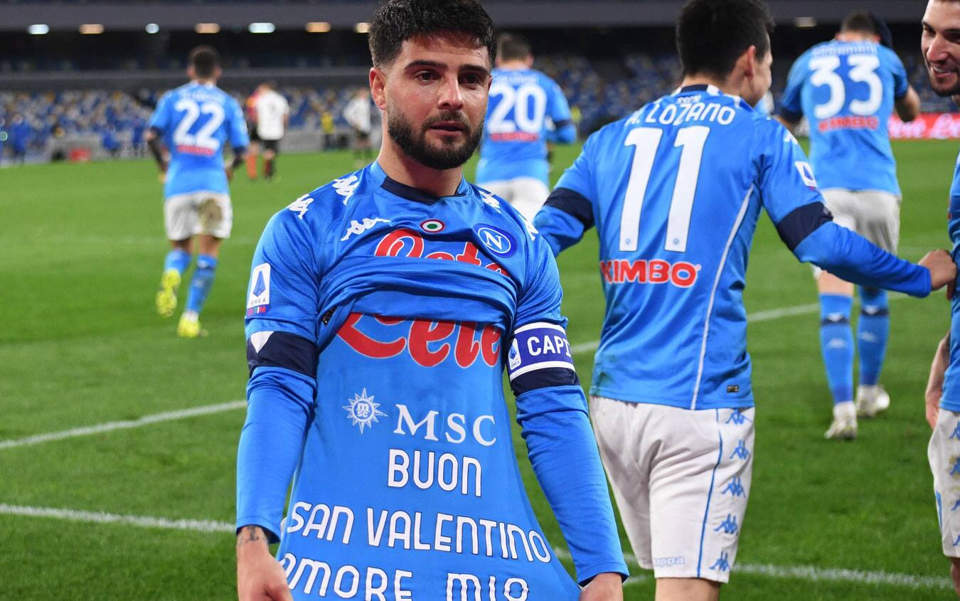 La dedica del romantico Insigne dopo il gol Insigne dedica