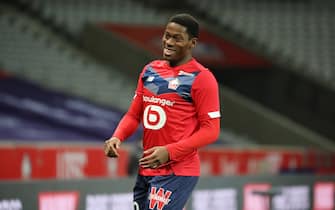 Jonathan David 9 losc during the French Championship Ligue 1 football match between Lille OSC and Girondins de Bordeaux on December 13, 2020 at Pierre Mauroy stadium in Villeneuve-d'Ascq near Lille, France - Photo Laurent Sanson / LS Medianord / DPPI / LM
