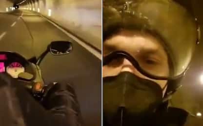 Il motociclista: "Così ho portato Ibra a Sanremo"