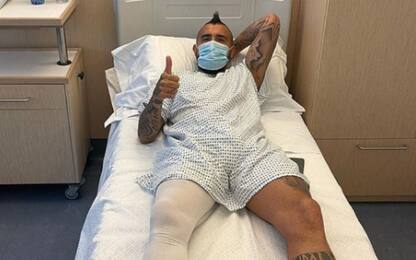Vidal operato al menisco: "Tornerò con più voglia"