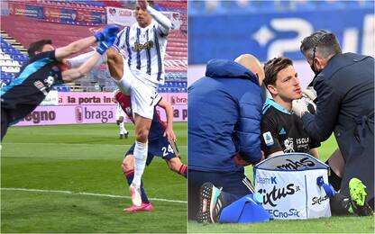 CR7 e la mossa da karate su Cragno: tutte le FOTO
