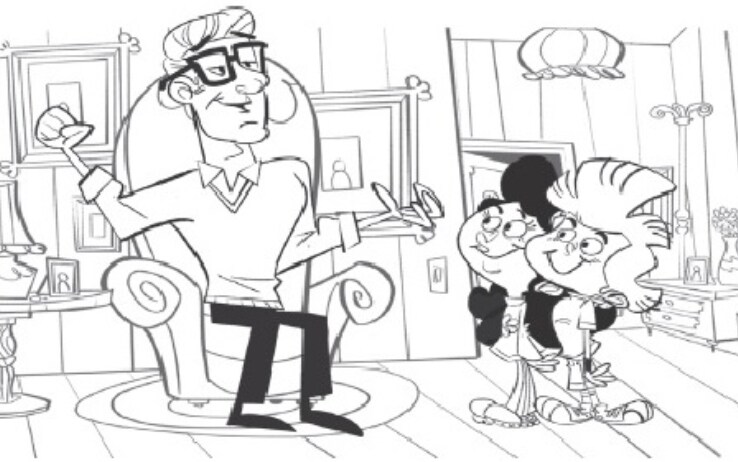 Costacurta a fumetto è protagonista della serie di libri "Zio Billy e i suoi amici" scritto con Marco Cattaneo Costacurta