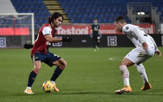 Foto LaPresse/Tocco Alessandro 
18/01/2021 Cagliari(Italia) 
Sport Calcio 
Cagliari Calcio vs Milan AC
Serie A TIM 2020/2021
Stadio &quot;Sardegna Arena&quot; 
Nella foto:Riccardo Sottil 33 (Cagliari Calcio)
Photo LaPresse/Alessandro Tocco
January 18, 2021 Cagliari (Italy)
Sport Soccer
Cagliari Calcio vs Milan AC
League A TIM 2020/2021 
&quot;Sardegna Arena&quot; Stadium&#xa0;
In the picture:Riccardo Sottil 33 (Cagliari Calcio)