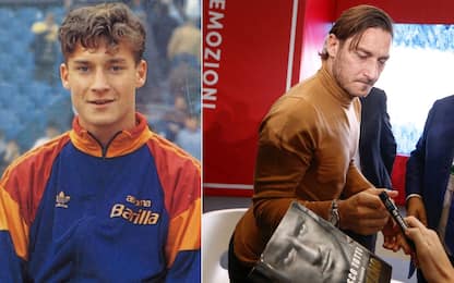 Totti, 28 anni fa esordio in A... dalla bandierina