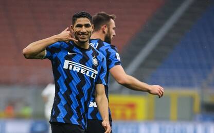 L'Inter in tre mosse: logo, rata Hakimi e recuperi