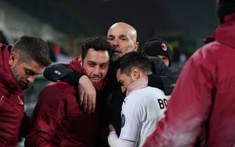 ESCLUSIVA MILAN 
Foto LaPresse - Spada
21 marzo 2021 - Firenze  (Italia) 
Sport Calcio 
A.C. Milan- Stagione 2020-2021 - Serie A 
Fiorentina vs Milan 
Nella foto:  Hakan Calhanoglu , Stefano Pioli , Brahim Diaz

EXCLUSIVE MILAN 
Photo LaPresse - Spada
March 21 , 2021 Florence ( Italy ) 
Sport Soccer
A.C. Milan- Season 2020-2021 - Serie A 
Fiorentina vs Milan 
In the pic: Hakan Calhanoglu , Stefano Pioli , Brahim Diaz