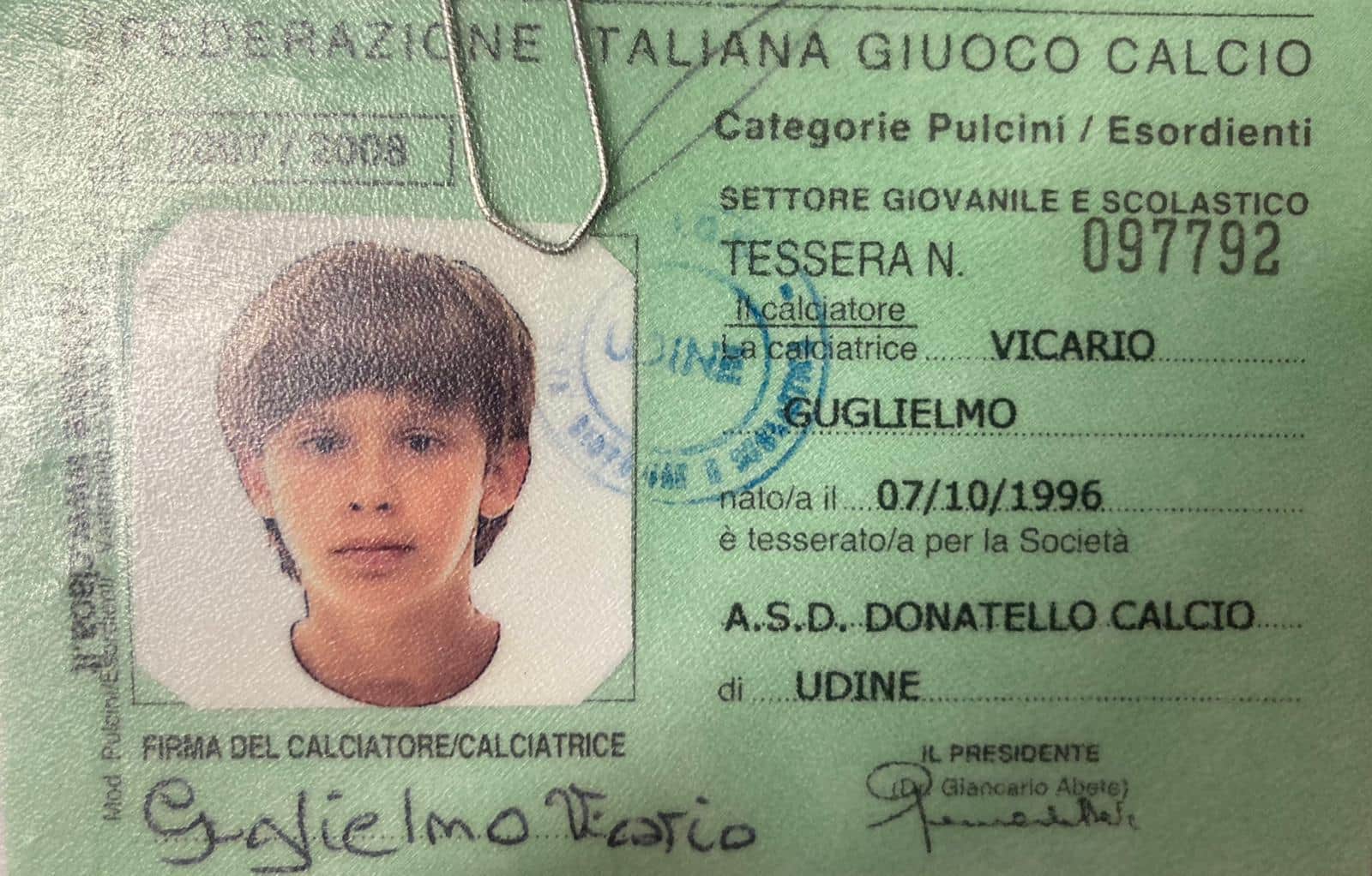 Guglielmo Vicario è nato il 7 ottobre 1996 (età 24 anni)