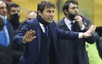 Inter's coach Antonio Conte during the Italian Serie A soccer match Parma Calcio vs FC Inter at Ennio Tardini stadium in Parma, Italy, 04 March 2021. ANSA / SERENA CAMPANINI