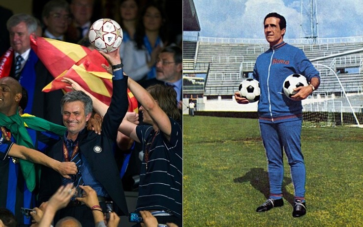 José Mourinho ed Helenio Herrera José Mourinho ed Helenio Herrera