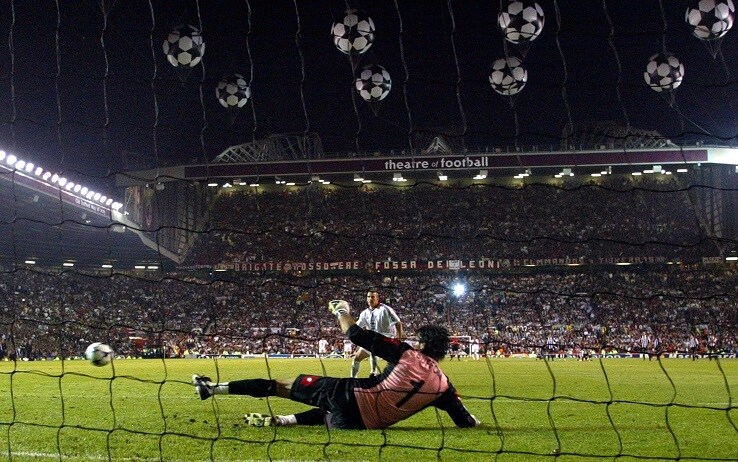 Il rigore decisivo di Shevchenko a Old Trafford nel 2003