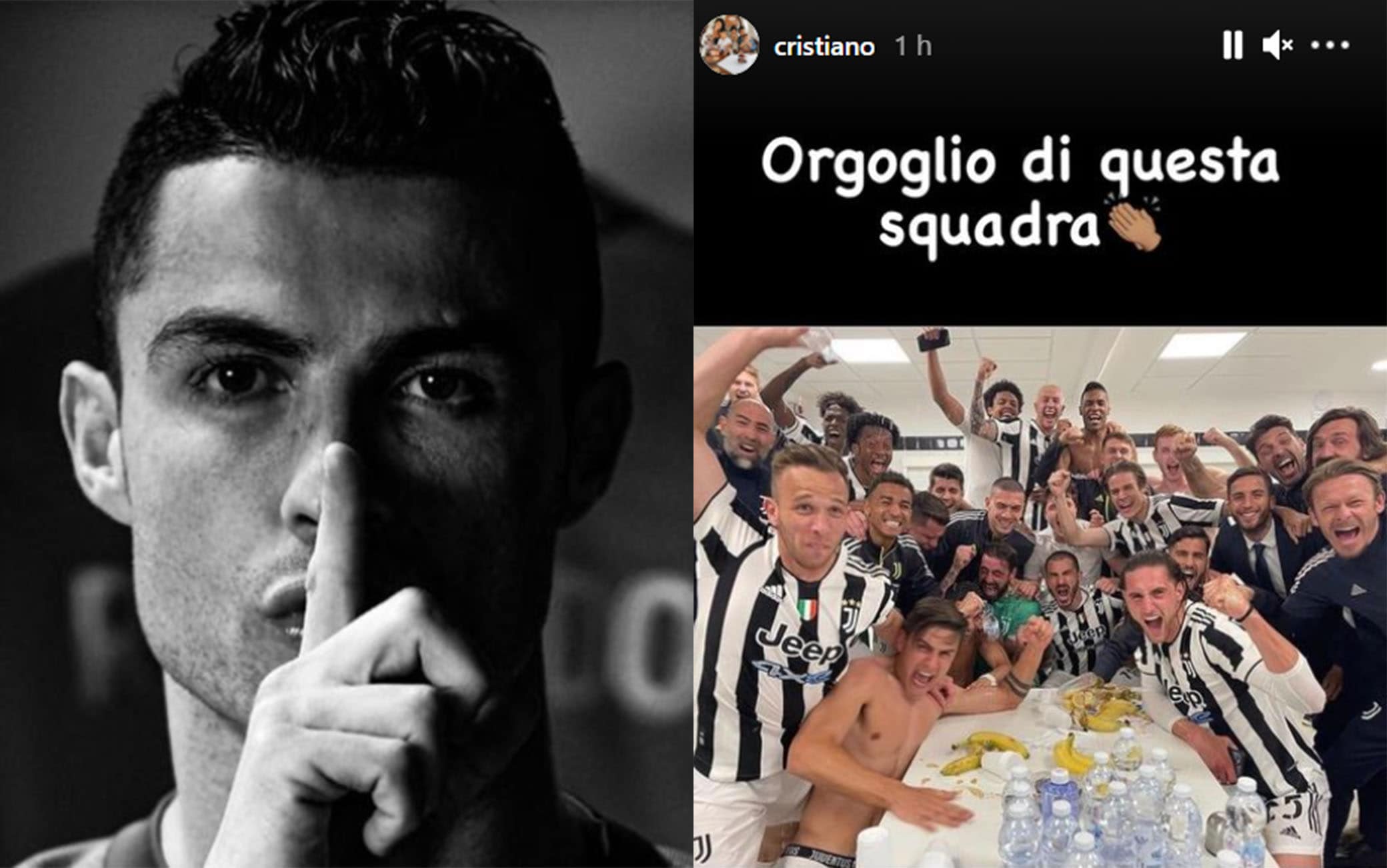 Cristiano Ronaldo, panchina in Bologna-Juventus. Su Instagram zittisce ...