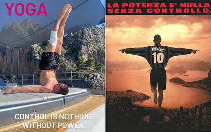 Ibra “capovolge” Ronaldo? Il suo yoga su Instagram