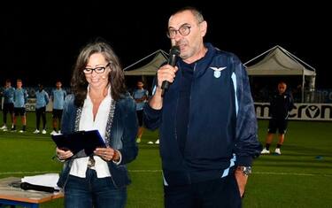 Lazio, serata di gala. Sarri: "Mi sento a casa"