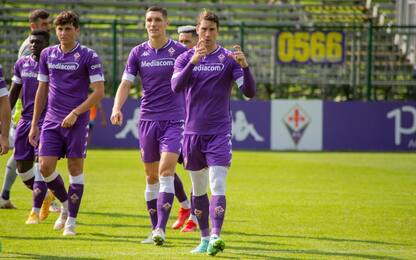 Fiorentina, 11 gol in amichevole: Vlahovic ne fa 7