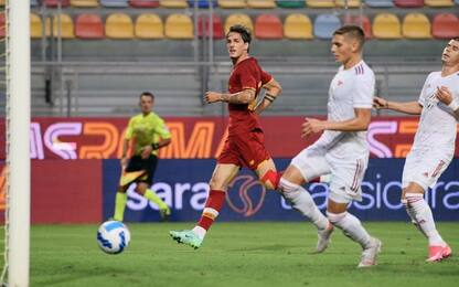 Zaniolo torna al gol: Roma-Debrecen 5-2